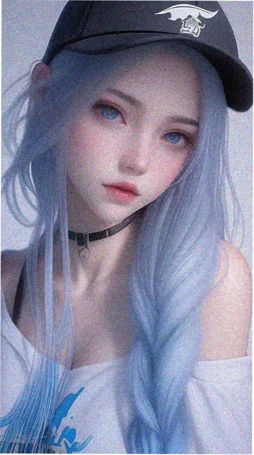 冬雪围巾少女动漫图片女生